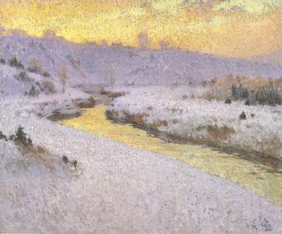 marc-aurele de foy suzor-cote Stream in Winter (nn02) Germany oil painting art
